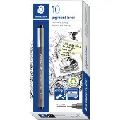 Staedtler Rotulador Pigment Liner 308 0.3mm 10 Unidades