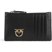 Pinko Airone Tarjetero Piel natural 13.5 cm negro