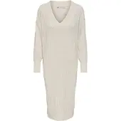 ONLY Vestido de punto 'ONLNew Tessa' beige claro