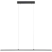 Pure Lámpara colgante LED Lite, grafito, 100 cm, CCT, atenuable