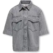 ONLY GIRLS Blusa gris denim