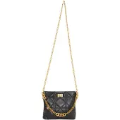 NAEMI Bolso de hombro oro / negro