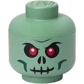LEGO Cabeza de Esqueleto para Almacenamiento Grande (verde)