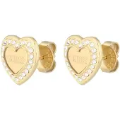 GUESS Pendientes oro / transparente