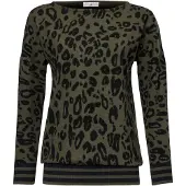 HEINE Jersey oliva / negro