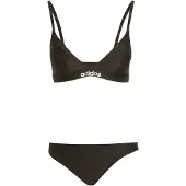 Adidas adidasConjunto de bikini triangular con tirantes bidireccionales 44 Black / White Mujer