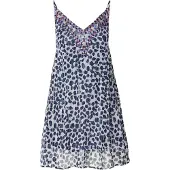 KOROSHI Vestido de verano azul / navy / azul pastel / borgoña