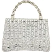 Faina Bolso de noche plata