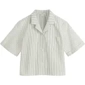 Mela London Camiseta para dormir 'HANSIKA' verde / offwhite