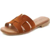 LASCANA Zapatos abiertos camelo