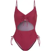 LASCANA Traje de baño 'Gina' baya