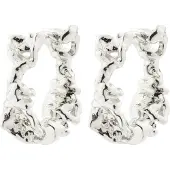Pilgrim Pendientes ' Trust ' plata