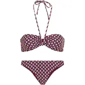 LASCANA Bikini crema / navy / burdeos