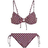 LASCANA Bikini crema / navy / burdeos