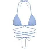 LASCANA Top de bikini azul claro