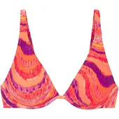 Bruno Banani Top de bikini lila / coral / rosa