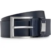 BOSS Cinturón 'Connio' azul oscuro / plata
