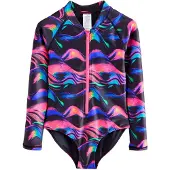 Next Traje de baño azul claro / rosa / negro