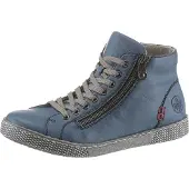 Rieker Botines con cordones azul paloma