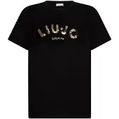 Liu Jo Camiseta 'LiuJoBetter' oro / negro