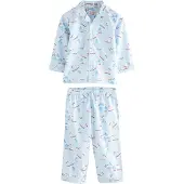 Next Pijama azul claro / naranja / rojo / blanco