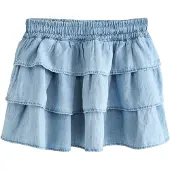 Next Falda azul claro