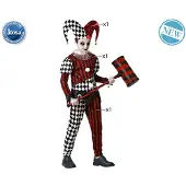 Atosa Disfraz De Niño Harlequin Halloween
