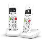 Gigaset Teléfono Fijo Inalámbrico E290 Duo