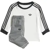 Adidas adidasConjunto vaquero con camiseta manga larga 98 White / Black Niño