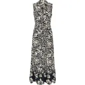 ONLY Vestido camisero 'ONLVIBE' crema / navy