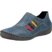 Rieker Zapatillas ópalo / chocolate / amarillo / rojo