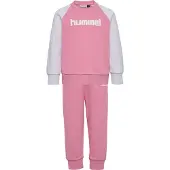 Hummel Chándal gris claro / rosa claro / blanco