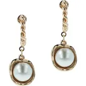 Otazu Pearl Twirl Hoops Talla: OS | Pendientes Outlet | Mujer