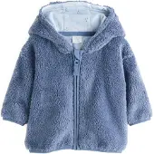 Next Chaqueta polar azul ahumado