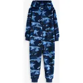 Next Pijama azul claro / azul oscuro / negro