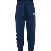 Hummel Pantalón azul oscuro / blanco