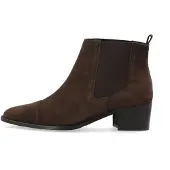 Bianco Botas Chelsea 'Carol' marrón oscuro
