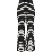 ONLY Pantalón 'ONLFabiola' negro / blanco