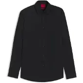HUGO Camisa 'Valerio' negro