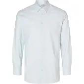 Selected Camisa 'SLHSoho' azul claro / blanco