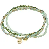 Pilgrim Pulsera 'Indigo' turquesa / oro / verde / menta