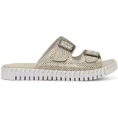 Ilse jacobsen Tulip1176ml Platin Talla: 39 | Chancletas Outlet | Mujer