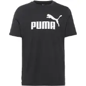 Puma Camiseta funcional 'Essential No. 1' negro / blanco