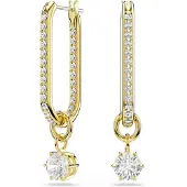 Swarovski Pendientes 'Constella' oro / transparente