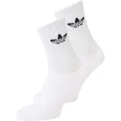 Adidas Calcetines Reflective Crew Socks 2 Pairs mujer - Blanco - XL