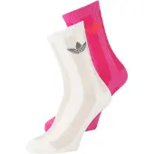 Adidas Calcetines Striped Crew Socks 2 Pairs mujer - Blanco - L