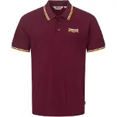 Lonsdale Camiseta 'Velton' curry / rojo vino / blanco