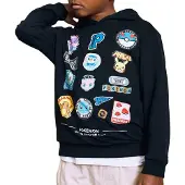 Name it Sudadera 'NKMJimm Pokemon' azul oscuro / amarillo / rojo / negro