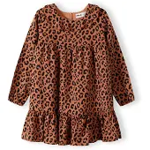 MINOTI Vestido marrón / negro