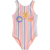 Next Traje de baño azul / turquesa / mostaza / albaricique